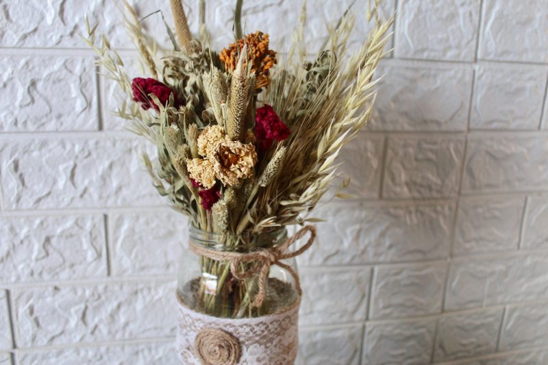 dried flowers bouquet