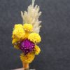 purple-yellow-natural-dried-flowers-boutonniere-for-wedding