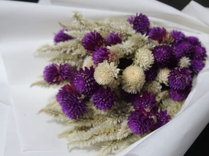 magical-purple-dried-flowers-bouquet