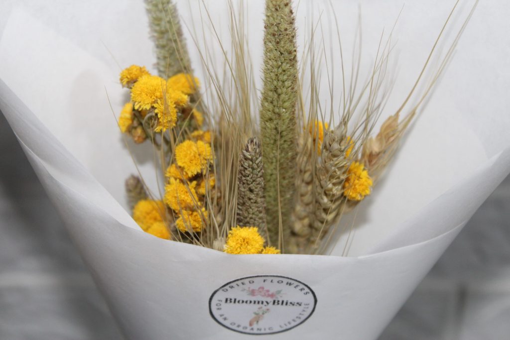 dried flowers bouquet