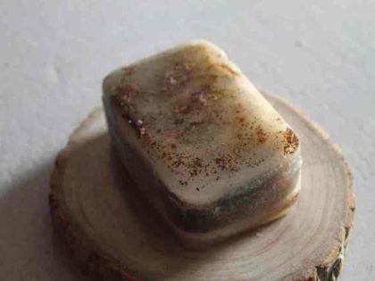 Ragi soap results after 4 weeks - reduced dark spots and glowing skin