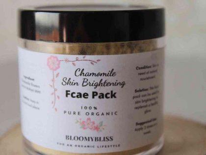 Chamomile face pack