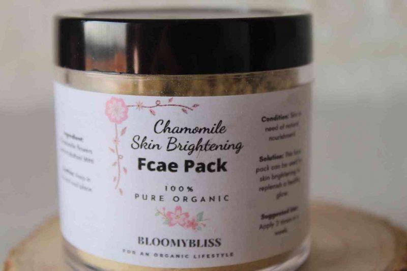 Chamomile face pack