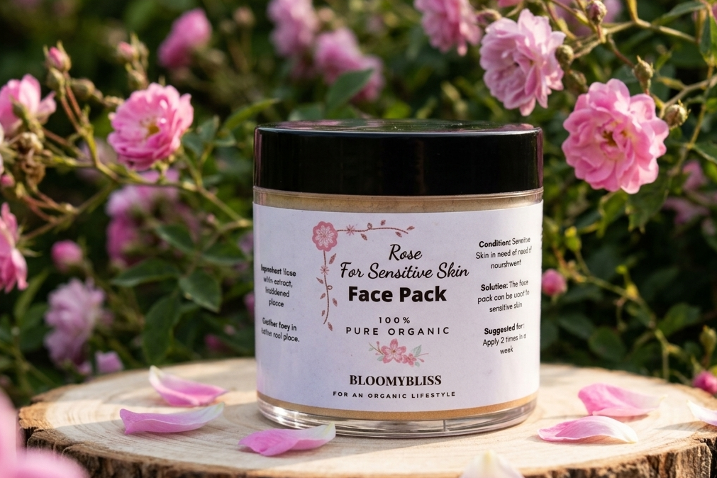 Organic Wild Rose Face Pack for Sensitive Skin 1