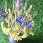 yellow-statice-dried-flower-bouquet