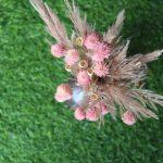 pink-clay-colour-dried-flower-bouquet