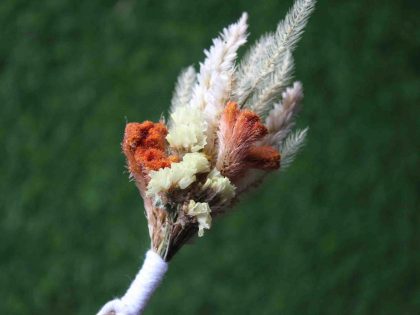 orange-white-natural-dried-flowers-boutonniere-for-wedding