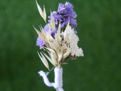 violet-white-natural-dried-flowers-boutonniere