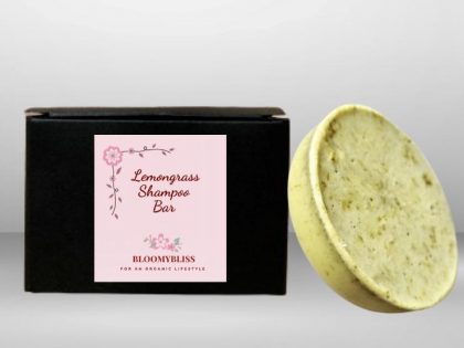 Handmade-lemongrass-organic-shampoo-bar