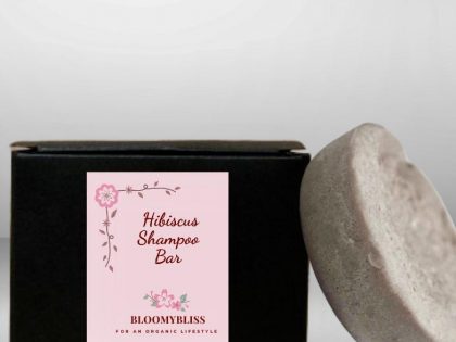 Handmade Hibiscus Organic Shampoo Bar
