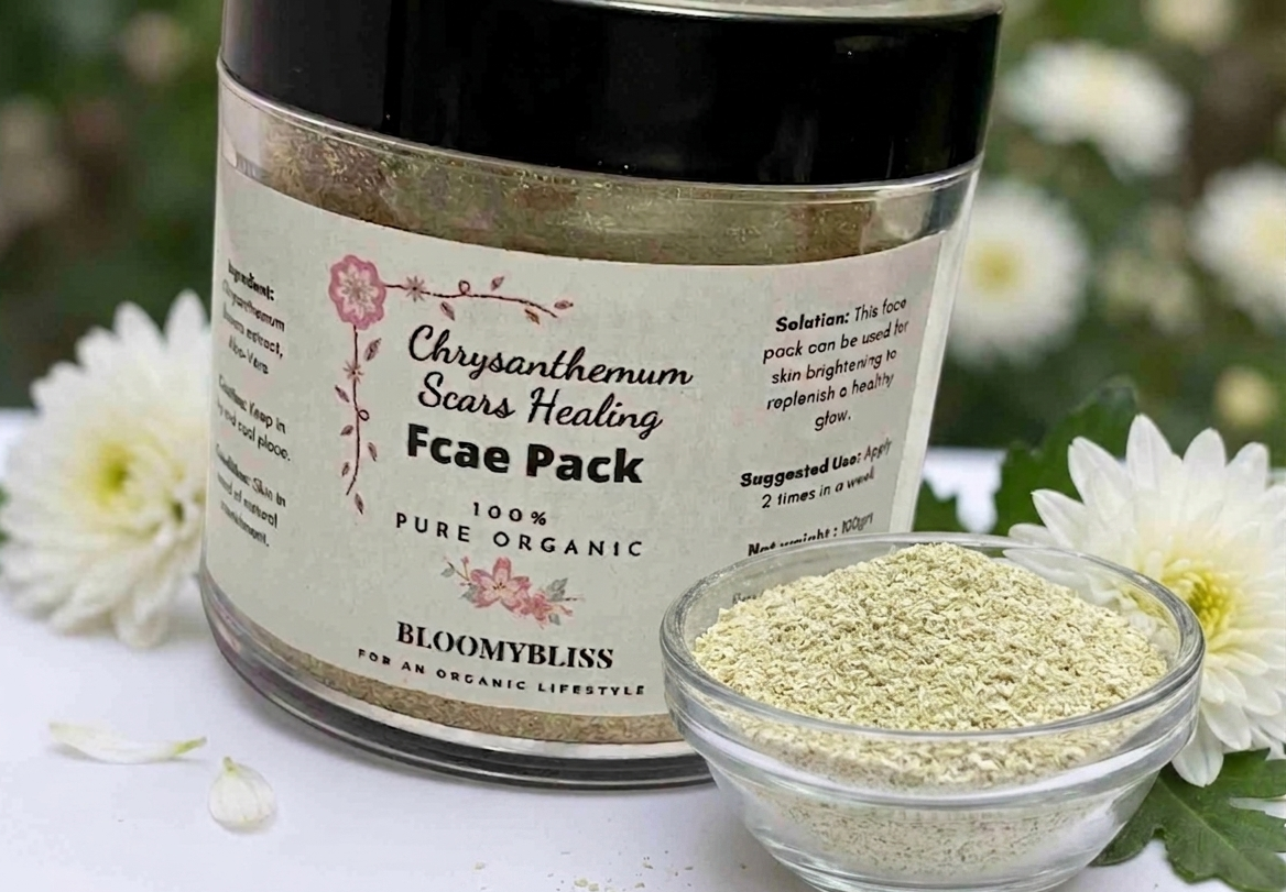Organic Chrysanthemum Scars Healing Face Pack 1
