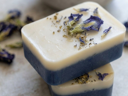 Blue Pea Goat Milk Soap